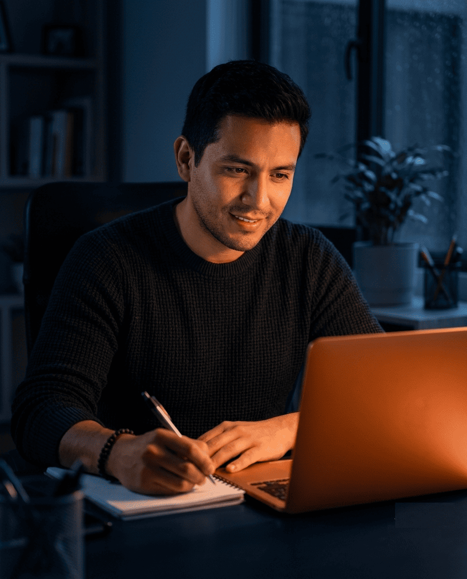 Estudiante en plataforma TecLEMAS